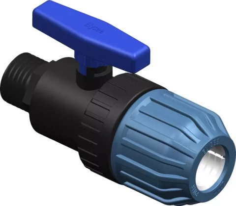 ПП шаровой вентиль 20x1/2" (Н) Elysee