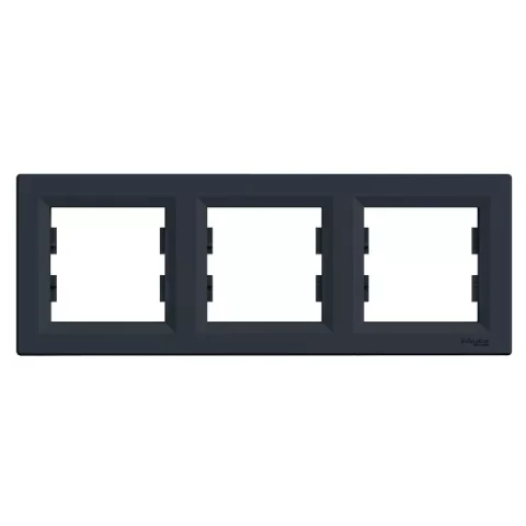 Rāmis Schneider Electric Asfora 3-vietīgs antracīts EPH5800371