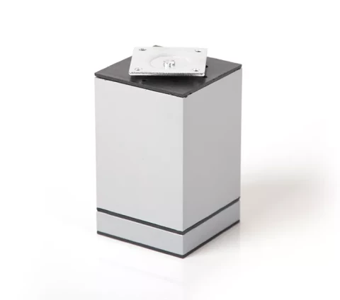 Mēbeļu kāja 60x60mm H-100mm alumīnijs