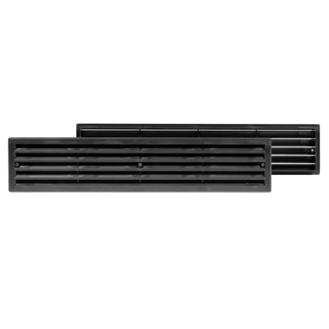 Durvju reste plastmasas, 450x92mm, melna