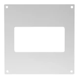 Taisnstūra flancis PVC  153x153/110x55mm