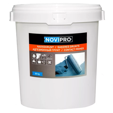 NOVIPRO Saķeres grunts ar kvarca smiltīm 20kg Sarkana