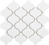 Flīzes mozaīka 30.5X28.5 TECH FLAME WHITE GLOSSY (10gab)