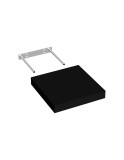 Wall shelf 235x235x38 mm, black