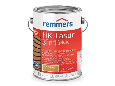 Remmers HK-Lasur Plus 3in1 0,75L Antracīta pelēks Lazūra kokam