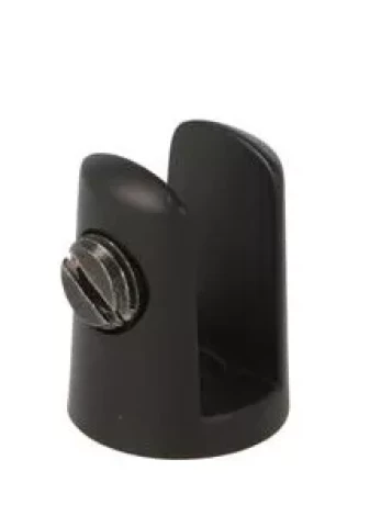 Stikla plauktu turētājs 4-6mm melns