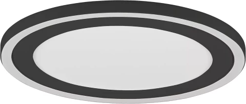 Потолочный светильник Trio CARUS LED SMD 16 Вт+8,5 Вт 2300 лм+1300 лм 3000 К D33 см черный R67223332