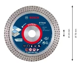 Dimanta grieš.disks GWS 12V-76 76mm, BOSCH 2608900652