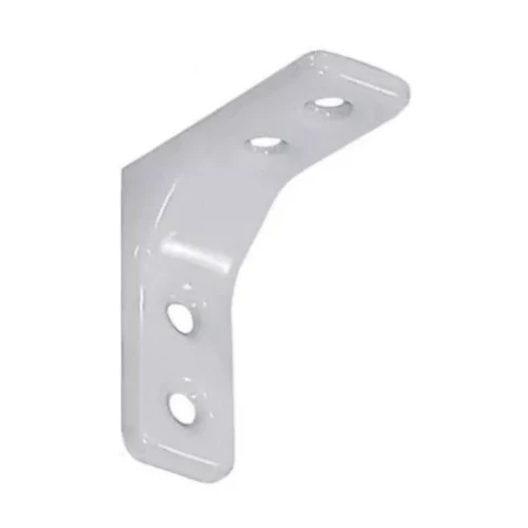 Tērauda kronšteins 75x75mm WSM 75, balts