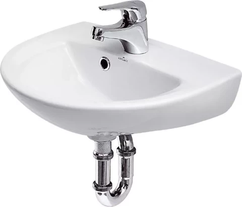 Cersanit izlietne President 45 ar maisītāja caurumu centrā