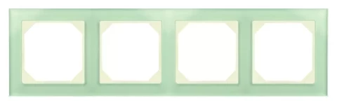 LIREGUS EPSILON frame white  glass 4-way