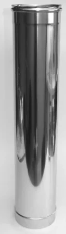 Caurule odere D130/500mm nerūsējošā tērauda , apaļa xx