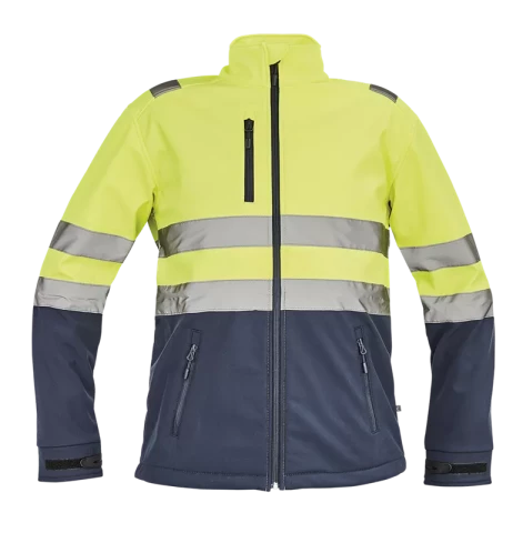 Softshell jaka Hi-Vis dzeltena/zila Granada, IZM L