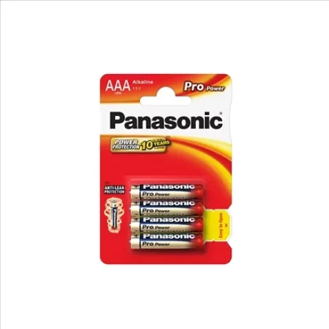 BATTERY PANASONIC PRO POWER AAA 4PCS./PACK 