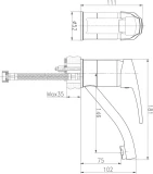 Maisītājs virtuves BORA Standart 145 mm 351810