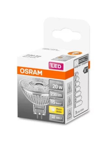 Spuldze OSRAM LED 2.6W 230lm 2700K 36⁰ GU5.3