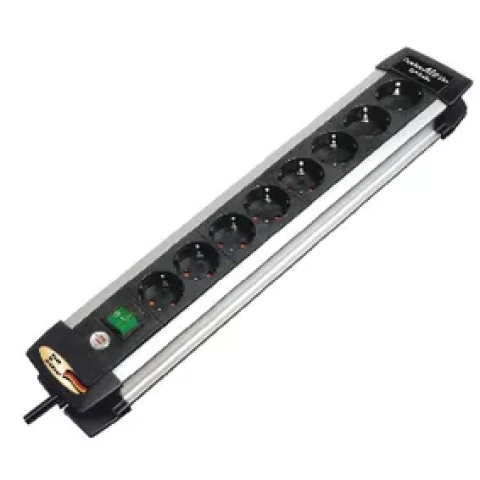 Pagarinātājs ar zemējumu 8 kontaktligzdas 3m 3x1.5mm2 + SA Brennenstuhl