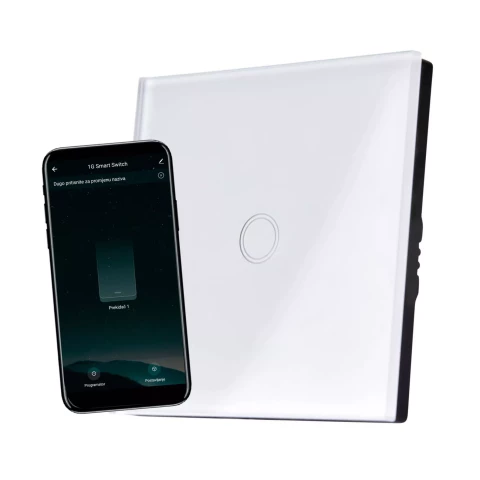 Slēdzis,skārienjūt., WiFii -1 kanāls 100W/800W IP20