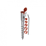 Skrūvpālis 68x550mm, PWO 68/550 D26-60 regulējams