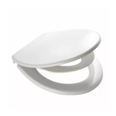 Ridder family toilet seat, white, with Soft-Close, polypropylene