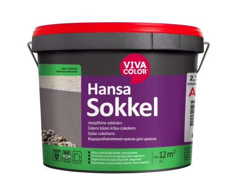 Vivacolor HANSA SOKKEL A 2.7l Waterborne socket paint