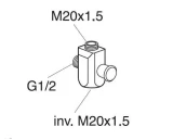 Gustavsberg pārslēgs snīpim hroms, GB41637315