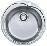 Franke sink ROL 610-41 d51cm  auduma strukt. ar 3.1/2 izplūd  101.0000.562+112.0006.351