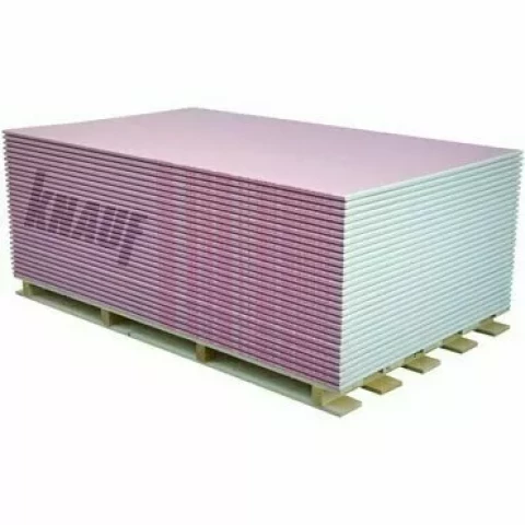 KNAUF GKF 12.5x1200x2600mm ugu nsdrošs ģipškartons/ reģipsis