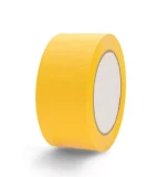 PVC Masking Tape Crosswise, 50mmx32m, yellow, ribbed, UV14