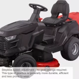 Zāles pļāvējs traktors TMR452-98H-RD 9.2kW 98cm ar savācējkasti Scheppach