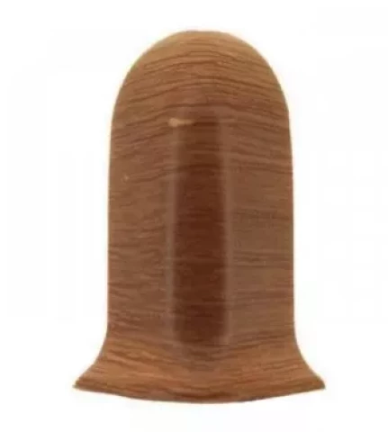 Grīdlīstes NGTZ08 PVC kabeļiem  stūris ārējais ozols tumšs