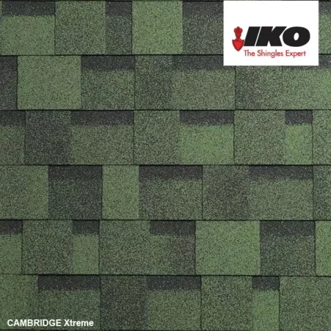 IKO CAMBRIDGE Xtreme Amazon green (43) 3.1m²/pack with self adhesive strip