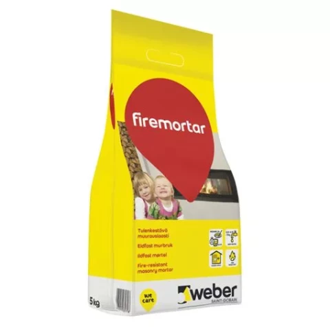 WEBER Fire Mortar 5kg karstumizturīga mūrjava