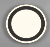 Потолочный светильник Trio CARUS LED SMD 16 Вт+8,5 Вт 2300 лм+1300 лм 3000 К D33 см черный R67223332