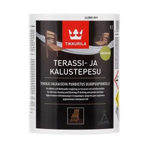Tikkurila TERASSI- JA KALUSTEPESU 1L Mazgāšanas līdzeklis