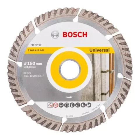 Universāls dimanta griezējdisks 150x22.23 mm, Bosch 2608615061