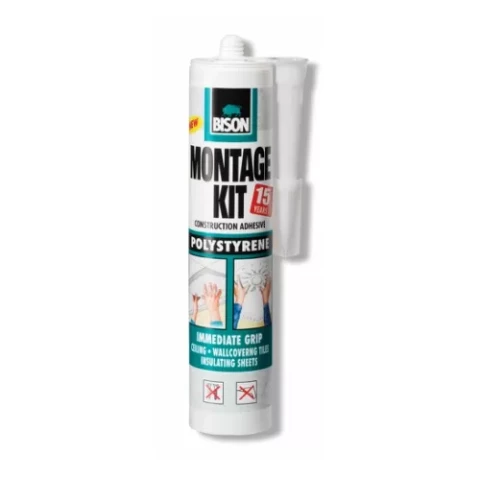 Bison MONTAGE KIT Polystyrene 470g adhesive
