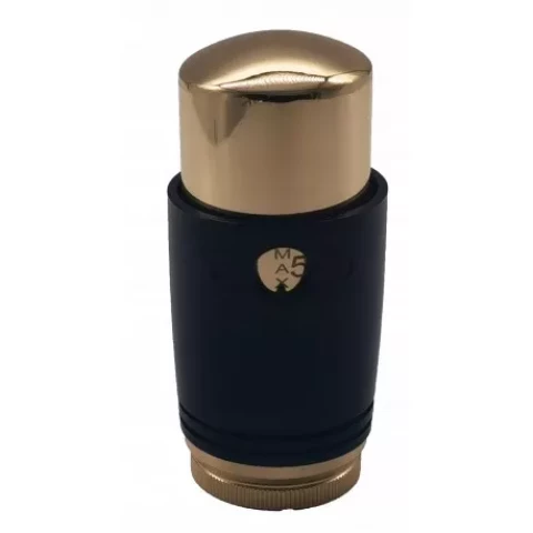 Termostatiskā galva INVENA PROV, melns/zelts