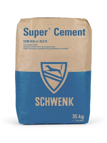 SCHWENK portland cement Super+ CEM II A-LL 42.5R 35kg (45gab/pal)