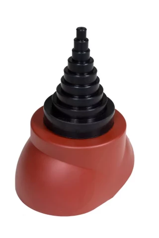 VILPE Antenas izvads 12-100mm, sarkans XX