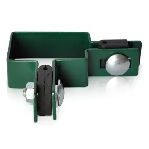 Stūra stiprinājums žogu panelim RAL6005 zaļš