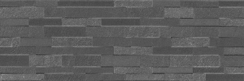 Wall tiles 30x89,5x12,5 Grenelle dark grey structure rectified (1.074m2)