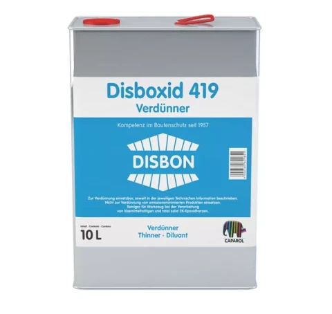 Caparol Disboxid 419 Verdünner 10L Thinner for all Disboxid primers, sealers, coatings and layers