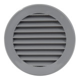 ventilation grille plastic, Ø100mm, grey