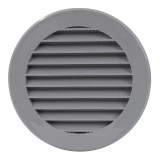 вентиляционная решетка пластмассовая, Ø125mm, серая