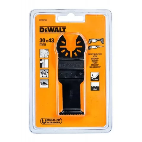 DeWalt DT20704-QZ 43 x 30mm Multi-Tool Fast Cut Wood Blade