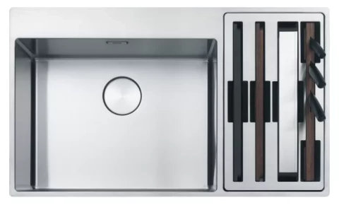 Franke izlietne BWX 220-54-27 A 860x510mm ner.tērauds, bļoda kreisā p. 127.0558.826