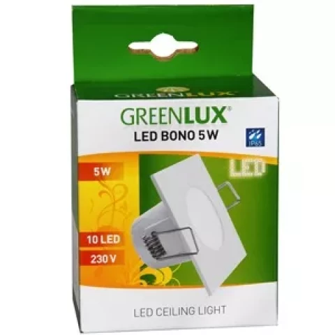 Gaismeklis iebūv BONO-S LED 5WWW 330lm IP65 balts 3000K