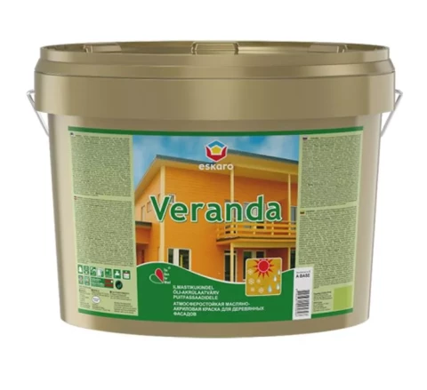 Eskaro VERANDA 2.85L brown paint for wooden facades