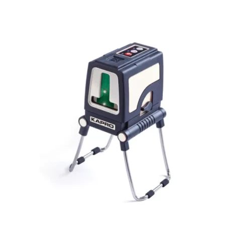Self-calibrating cross-angle laser level KAPRO 872G with green beam